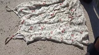 piss on floral 12 dress