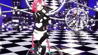 MMD huge tits very big