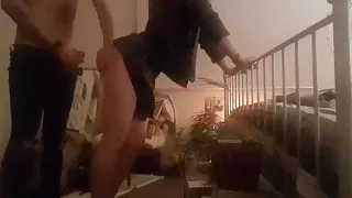 Little doggy style after a crazy night out!