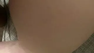 Big booty white chick cant take BBC