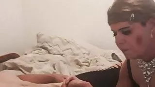 linda have a blowjob  of a big cock  cum in my mouth