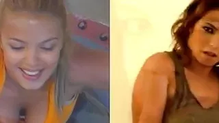 Severine Ferrer's tongue