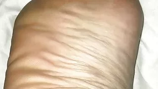 Sexy rough wrinkled soles