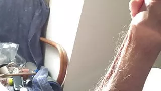 Morning foreskin with bat then pin