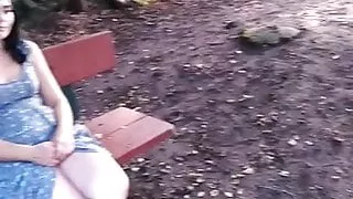 Sexymandy squirting by the river. Public - outdoor - PREVIEW