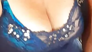 Pregnant sister cleavage