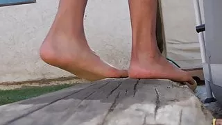 Suck on my feet! Close Up on Viva Athena's Pretty Brown Feet