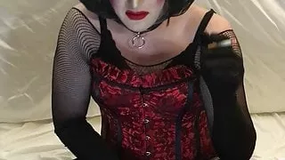 Heavy Makeup Fuck Toy SlutDebra Hard Fucks a big dildo