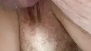 Doggy style fuck with hairy step mom