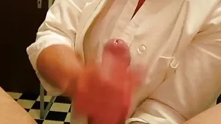 Female fists her slave