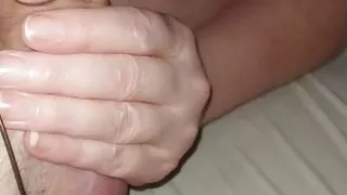 Wife gives me a blowjob and swallows