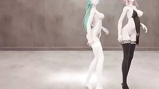 MMD Luka and miku - Chocolate Cream