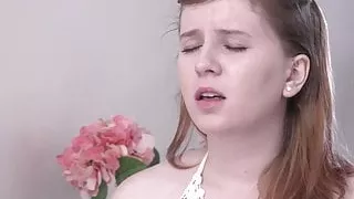 Lesbian amateurs with hairy cunts fuck in the kitchen