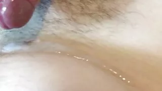 Horny Bjarne sperming on his chubby belly