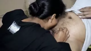 Hot Bhabhi in Jeans gives Blowjob and Gets Fucked By Husband