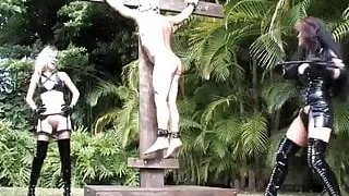 Outdoor Whipping On The Cross