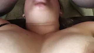 Lactating wife sucking dick