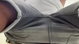 Anon bareback bathroom fuck