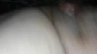 Cock stroking a wet plump pussy!