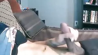 Amateur, Grote Pik, Zwart, Ebbehout, Masturbatie, Shemale