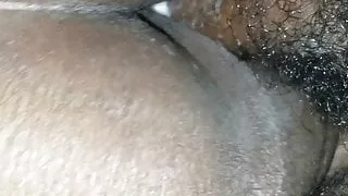 Ebony granny doggy style