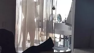 Wife Naked Bending Over After Shower in Hotel