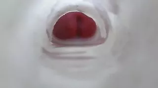 Klarer interner Fleshlight Quickie mit Sound