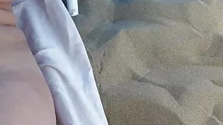 My first video on the beach