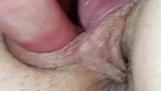 looking inside her pussy