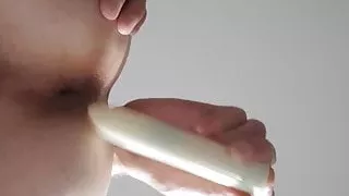 Das erste Mal Dildo in meinem Arsch