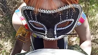 Public blowjob in the park