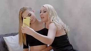 Horny Amaris and Skiley Jam fingering and licking each other