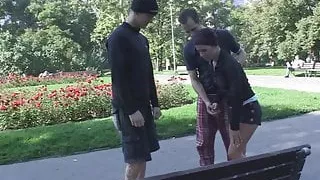 Brothers girlfriend swallowing huge dick