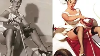 The real pin up girls
