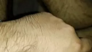 Step Dad caught playing with cock at home