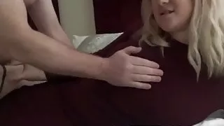 lovely hooker records a lovely facial with client