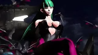 Morrigan Win Pose