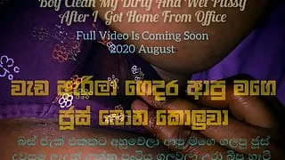 Boy Cleaned My Dirty Pussy - After I Got Home From Office