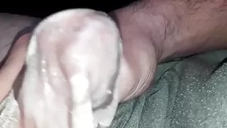 cum in tan pantyhose