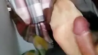 Asian MILF Nylon Footjob