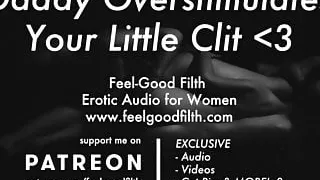 Man Over-Stimulates His Girl's Clit (Audio Only)