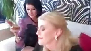 Pissing Smoking Lesbians Get Pissed Even More By A Submale