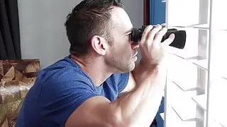 Big tit widow visits checking out neighbor for amazing anal fuck