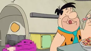 Booty Pebbles - Barney Fucks Them, Wilma And Pebbles