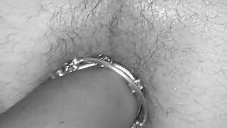 Wife fucks hubby with her fist