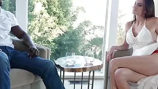 Hot Silvia Saige deepthroats BBC before reverse cowgirl