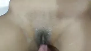 desi girl dildo playing