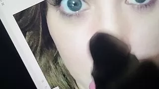 Cumming on Brandys big slut face