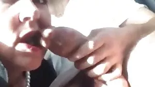 Reife Frau bekam ihre Perlenkette und meinen Schwanz