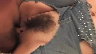 Japanese cutie sucks and fucks three guys